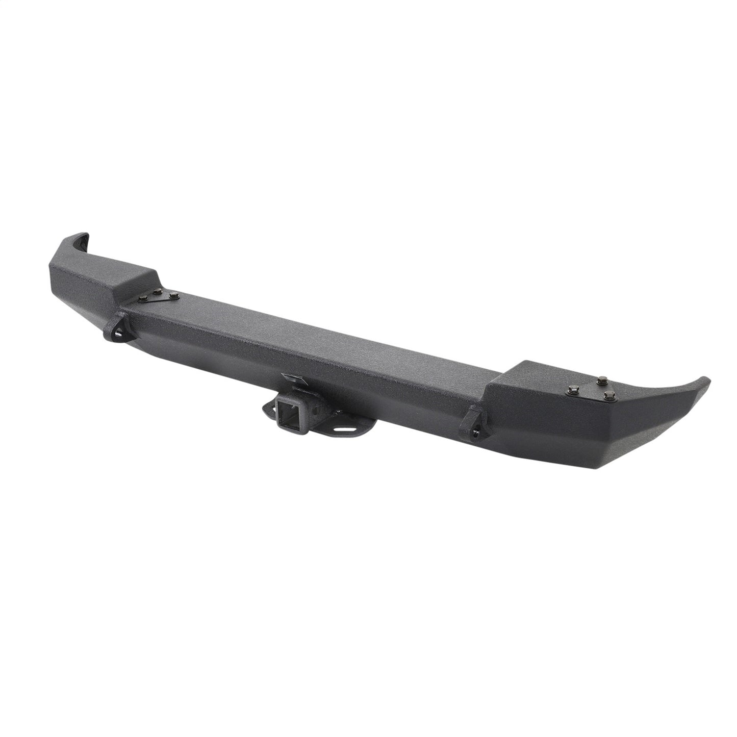 Smittybilt XRC Rear Bumper Textured Black Incl. D-Rings and Hitch[Class III] I 76653