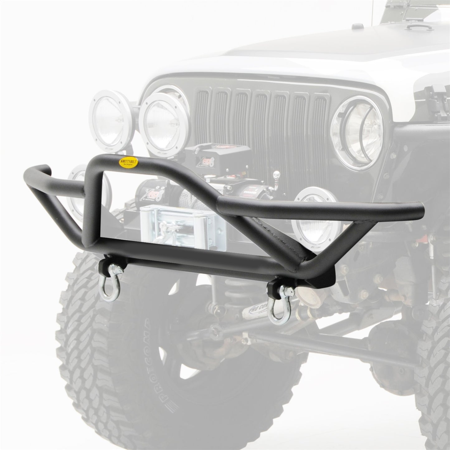 Smittybilt SRC Front Bumper Black Textured No Drill Installation I 76721