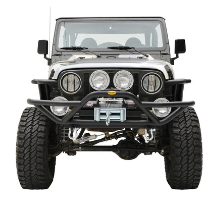 Smittybilt SRC Front Bumper Black Textured No Drill Installation I 76721