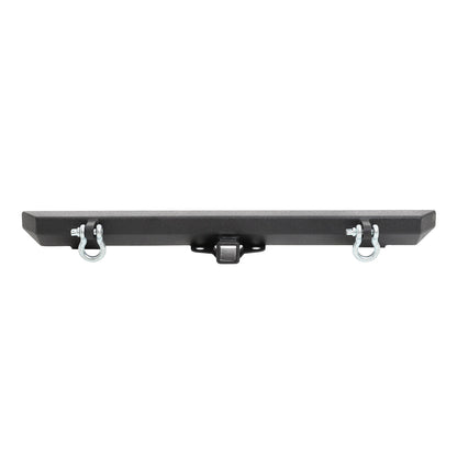 Smittybilt SRC Classic Rear Bumper Textured Black Powder Coat Incl. D-Rings I 76750D