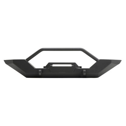 Smittybilt XRC Front Bumper Textured Black w/Two Light Tabs[Up to 9 in. Lights] I 76800