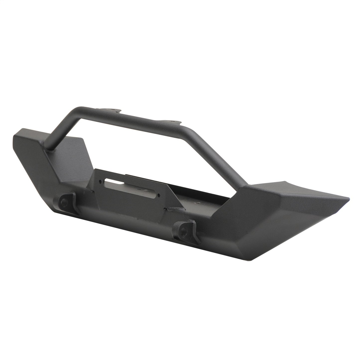 Smittybilt XRC Front Bumper Textured Black w/Two Light Tabs[Up to 9 in. Lights] I 76800