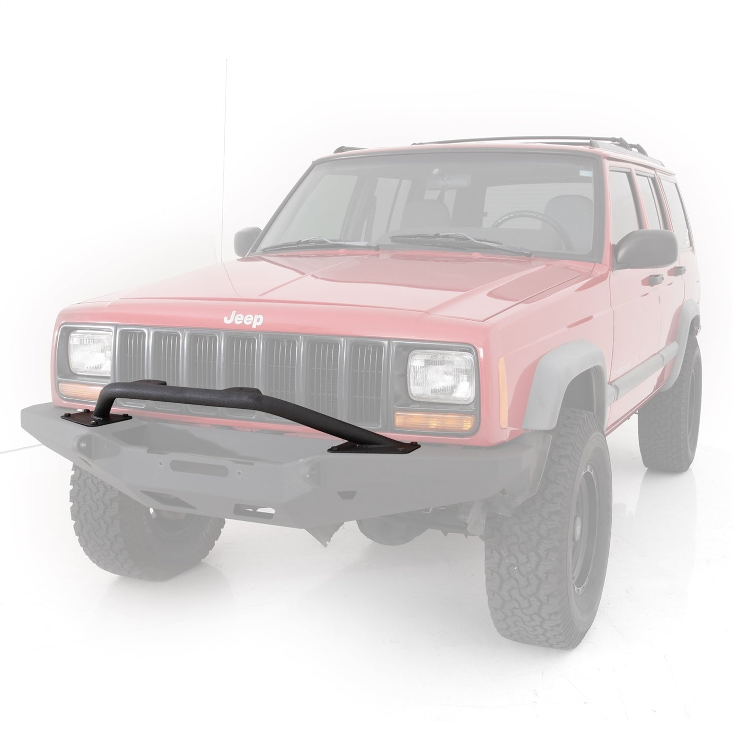 Smittybilt XRC Front Bull Bar Fits XRC Bumper PN[76810] Winch Mounting Capabilities[Up to 10000 lb. Winch] I 76811