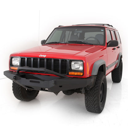 Smittybilt XRC Front Bull Bar Fits XRC Bumper PN[76810] Winch Mounting Capabilities[Up to 10000 lb. Winch] I 76811