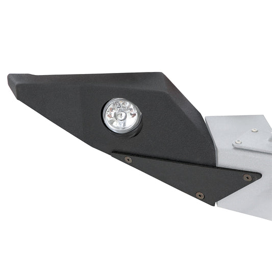 Smittybilt XRC M.O.D. Bumper End Plates Full Width End Plate Textured Black This Is Not A Complete Bumper To Purchase Bumper Center Section Use Part No.[76825] I 76828