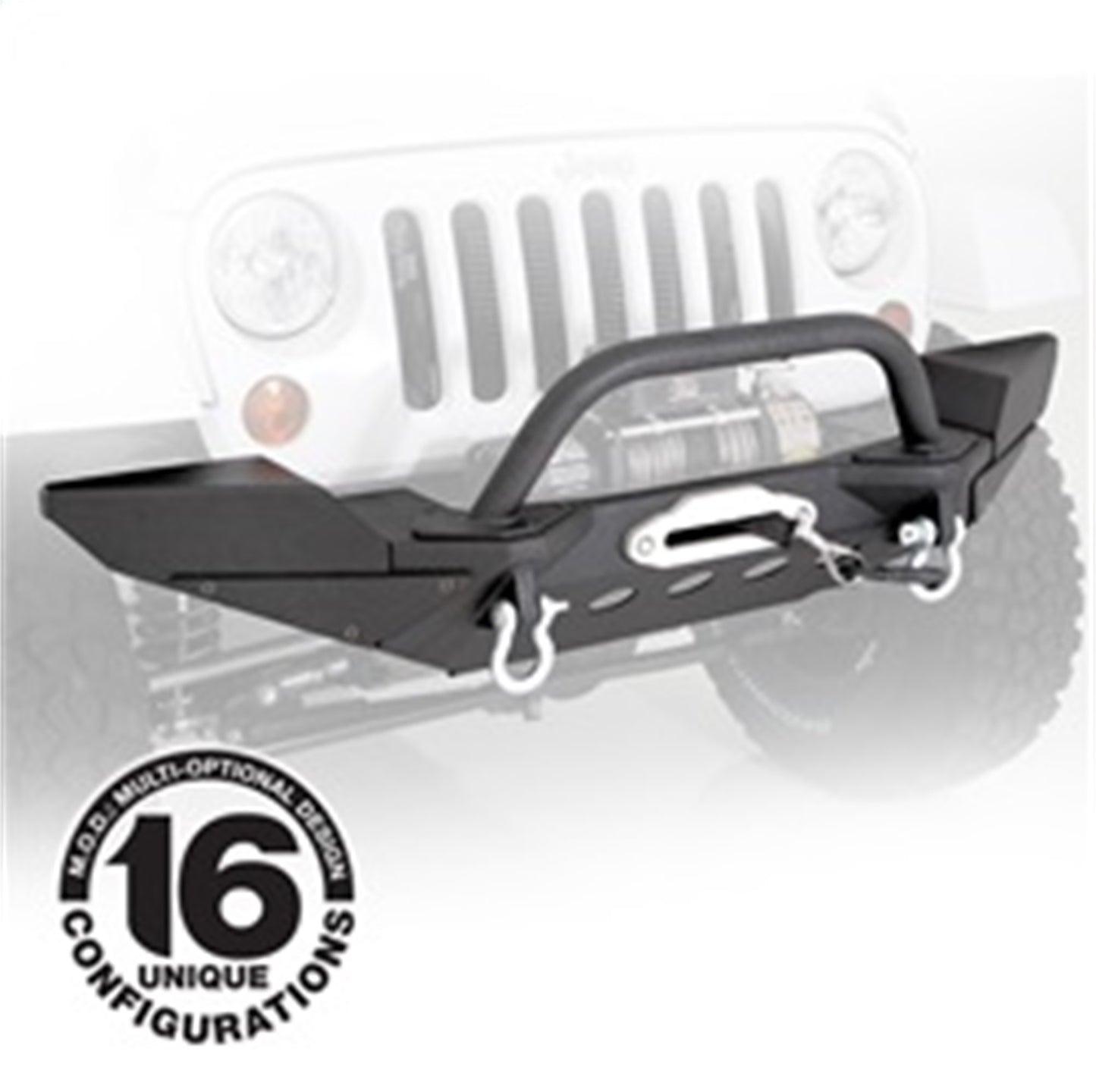 Smittybilt XRC M.O.D Bull Bar Textured Black This Is Not A Complete Bumper To Purchase Bumper Center Section Use Part No.[76825] I 76829