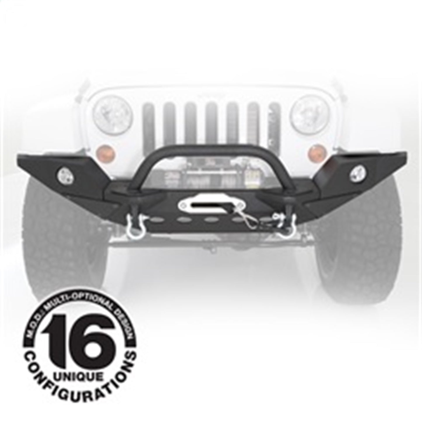 Smittybilt XRC M.O.D Bull Bar Textured Black This Is Not A Complete Bumper To Purchase Bumper Center Section Use Part No.[76825] I 76829