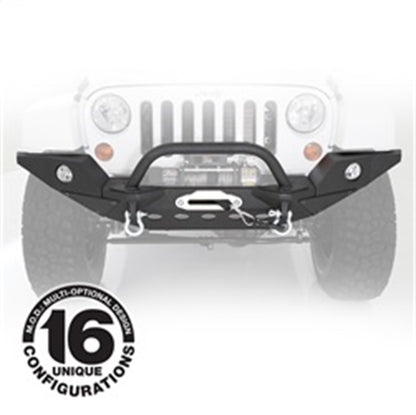 Smittybilt XRC M.O.D Bull Bar Textured Black This Is Not A Complete Bumper To Purchase Bumper Center Section Use Part No.[76825] I 76829