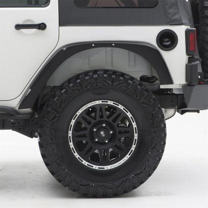 Smittybilt XRC Fender Flare Set Front And Rear Textured Black Steel I 76837