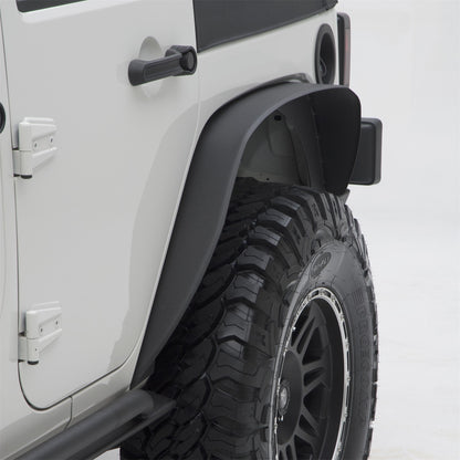 Smittybilt XRC Fender Flare Set Front And Rear Textured Black Steel I 76837
