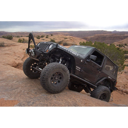 Smittybilt XRC Fender Flare Set Front And Rear Textured Black Steel I 76837