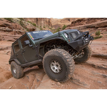 Smittybilt XRC Fender Flare Set Front Black Textured 3/4 in. L.E.D Turn Signal Lights Incl. I 76838