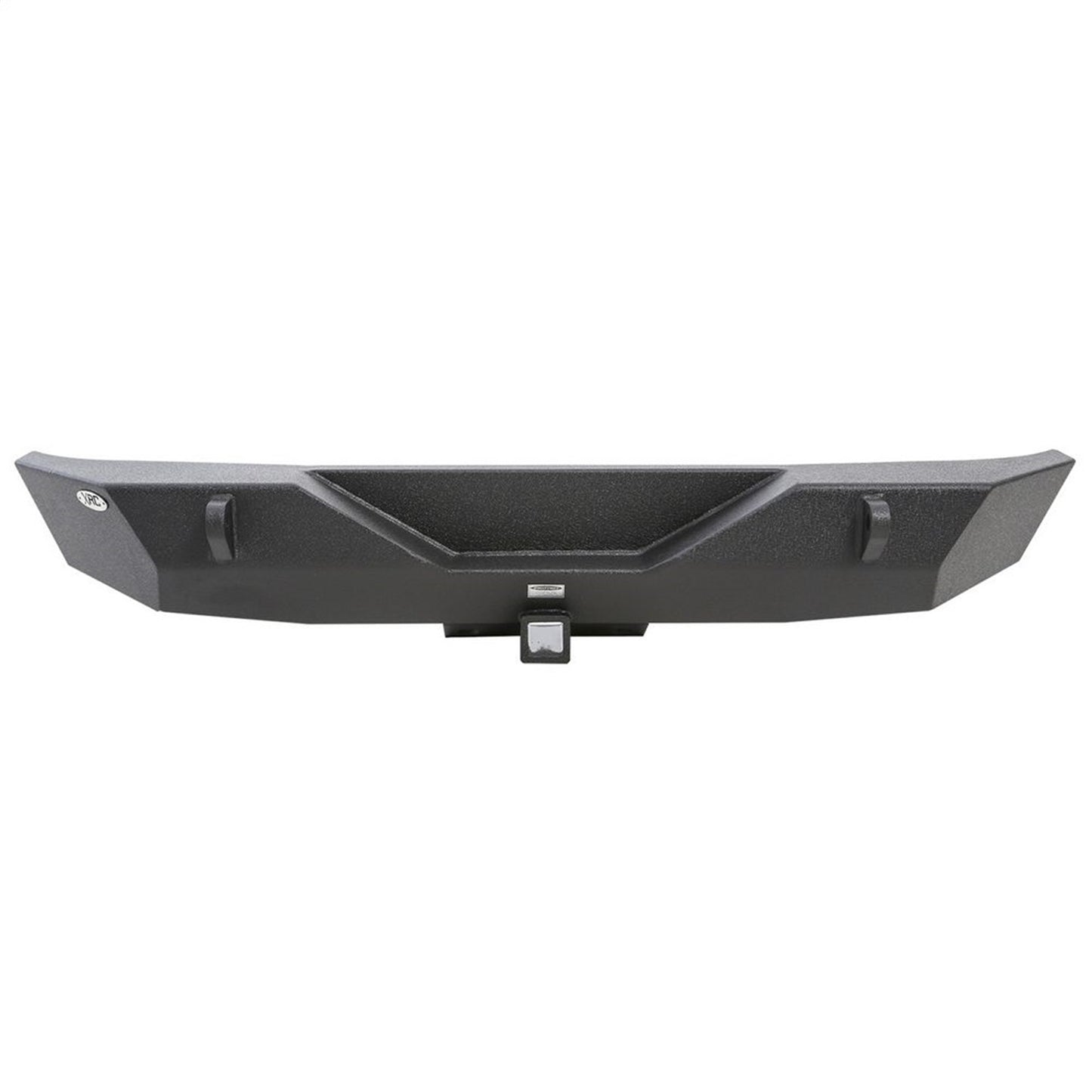Smittybilt XRC Rear Bumper Matte Black Textured Powder Coat Incl. Hitch[Class III] And D-Rings I 76855