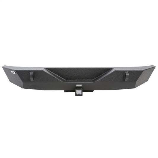 Smittybilt XRC Rear Bumper Matte Black Textured Powder Coat Incl. Hitch[Class III] And D-Rings I 76855