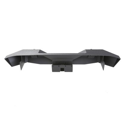 Smittybilt XRC Rear Bumper Matte Black Textured Powder Coat Incl. Hitch[Class III] And D-Rings I 76855