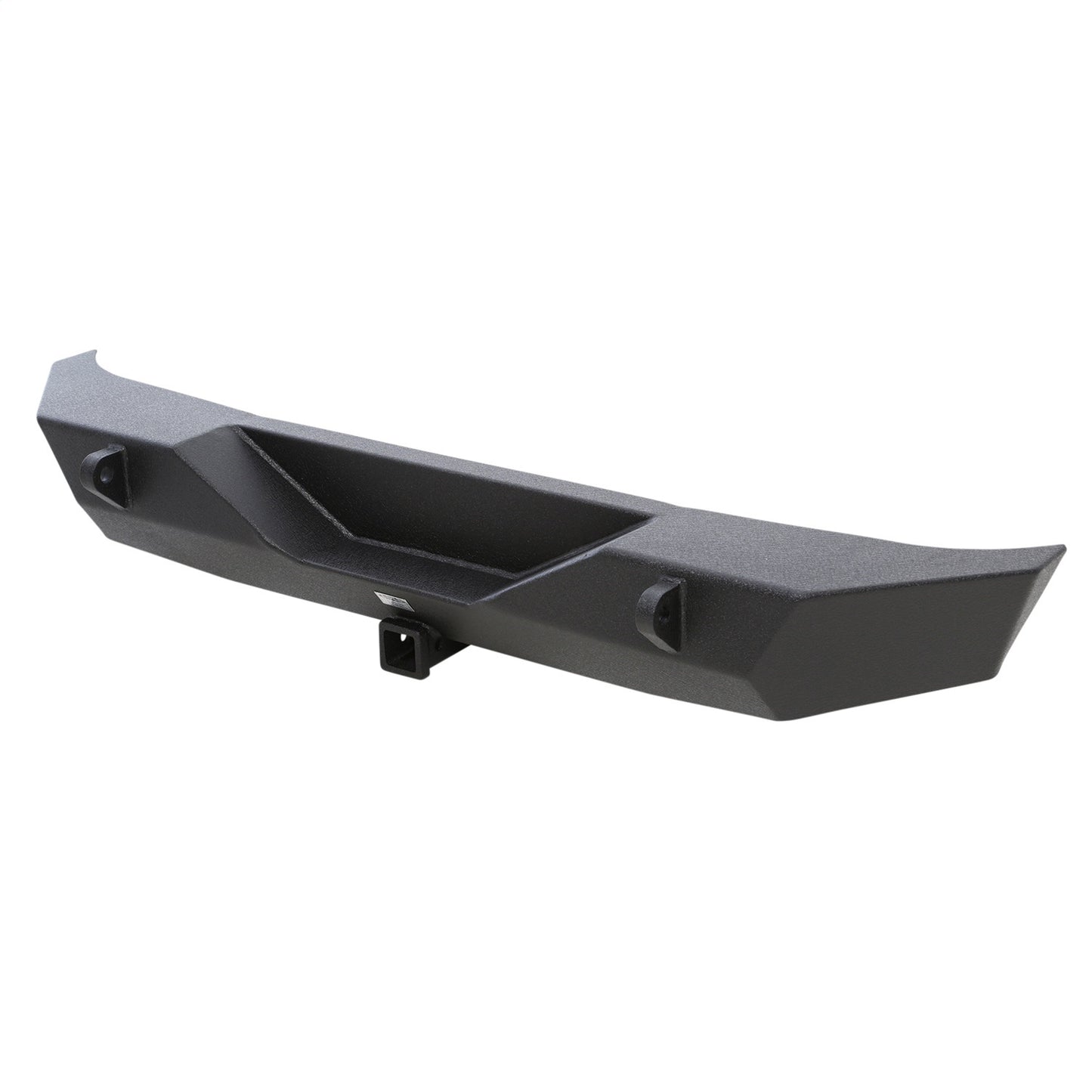 Smittybilt XRC Rear Bumper Matte Black Textured Powder Coat Incl. Hitch[Class III] And D-Rings I 76855