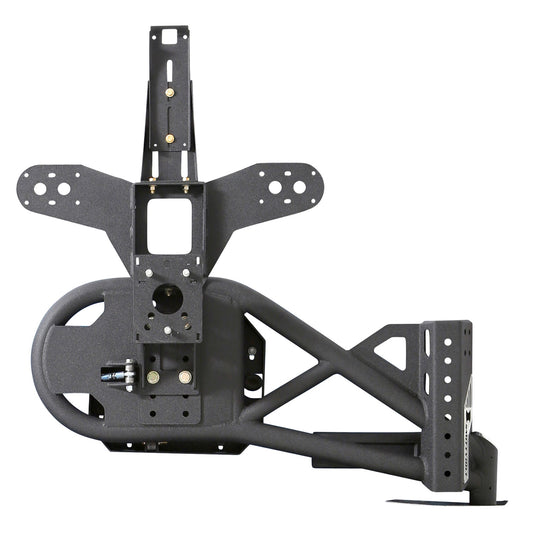 Smittybilt XRC Tire Carrier Bolt on Design For SRC Gen2 Bumpers Black Textured I 76857