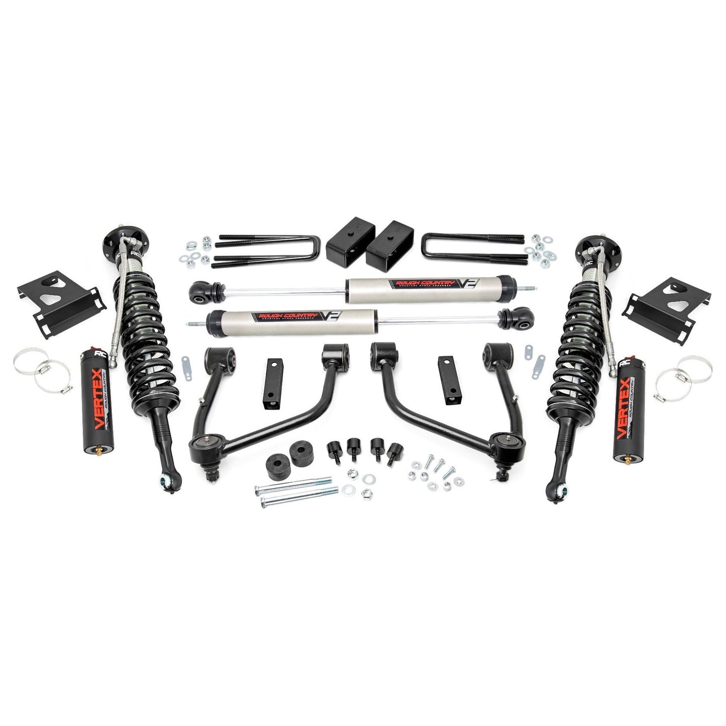 Rough Country V2 Monotube Shocks 3.5 Inch Lift Kit I 76857