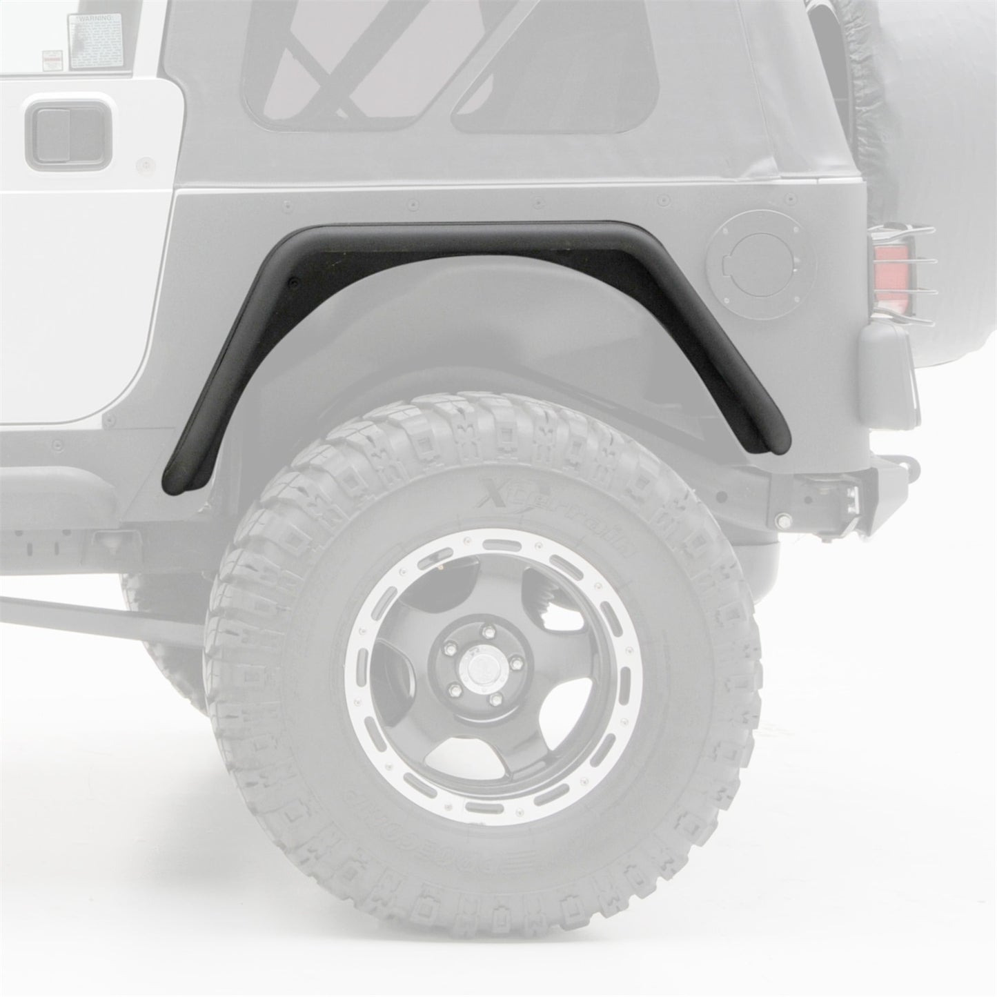 Smittybilt XRC Fender Flare Set Rear w/3 in. Flare Black Textured For Use w/Smittybilt XRC Corner Guard Part No.[76874] I 76875