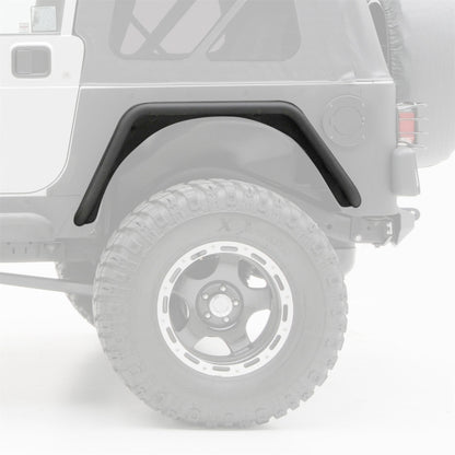 Smittybilt XRC Fender Flare Set Rear w/3 in. Flare Black Textured For Use w/Smittybilt XRC Corner Guard Part No.[76874] I 76875