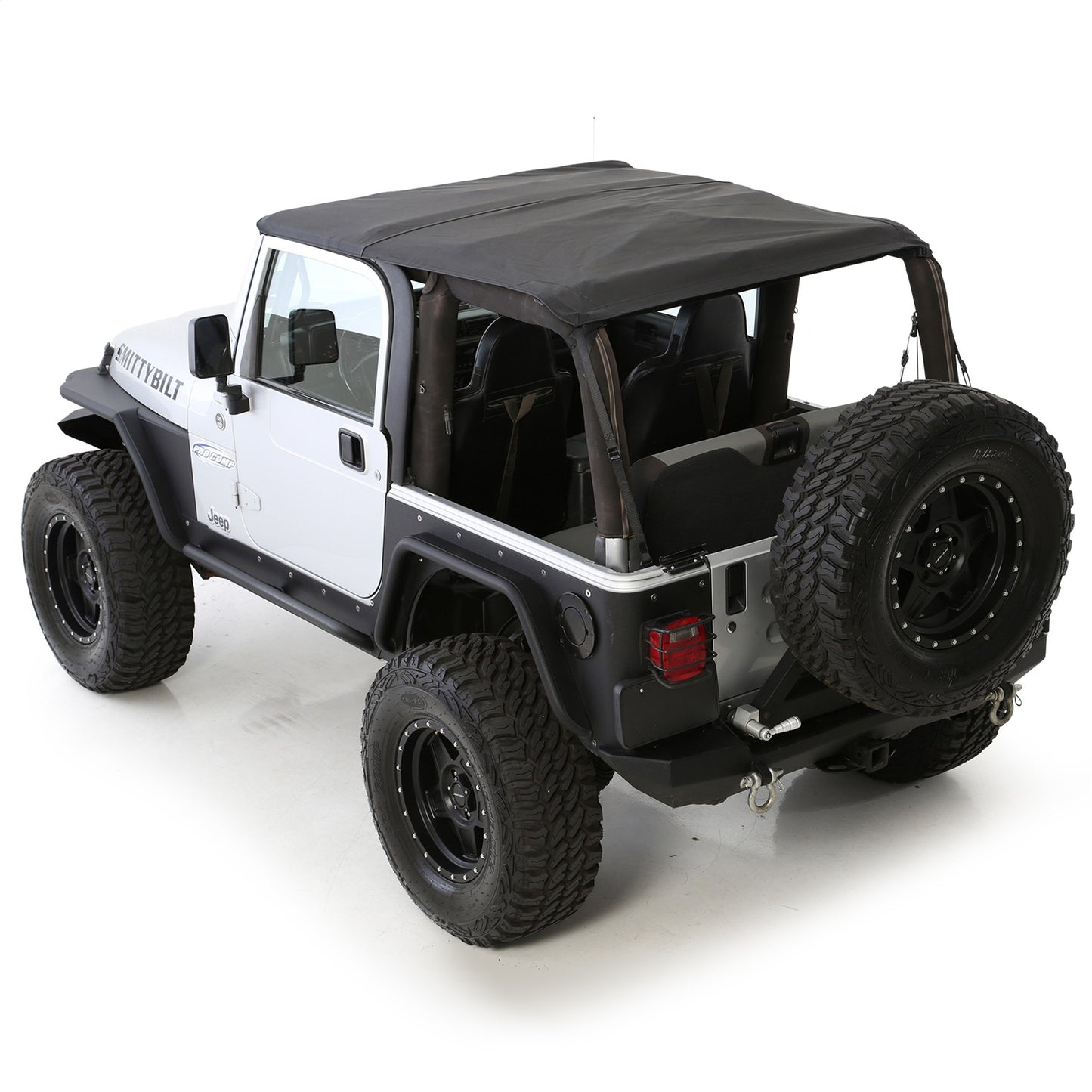 Smittybilt XRC Fender Flare Set Rear w/3 in. Flare Black Textured For Use w/Smittybilt XRC Corner Guard Part No.[76874] I 76875