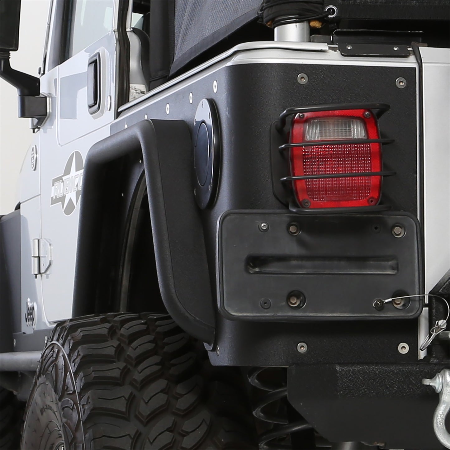 Smittybilt XRC Fender Flare Set Rear w/3 in. Flare Black Textured For Use w/Smittybilt XRC Corner Guard Part No.[76874] I 76875