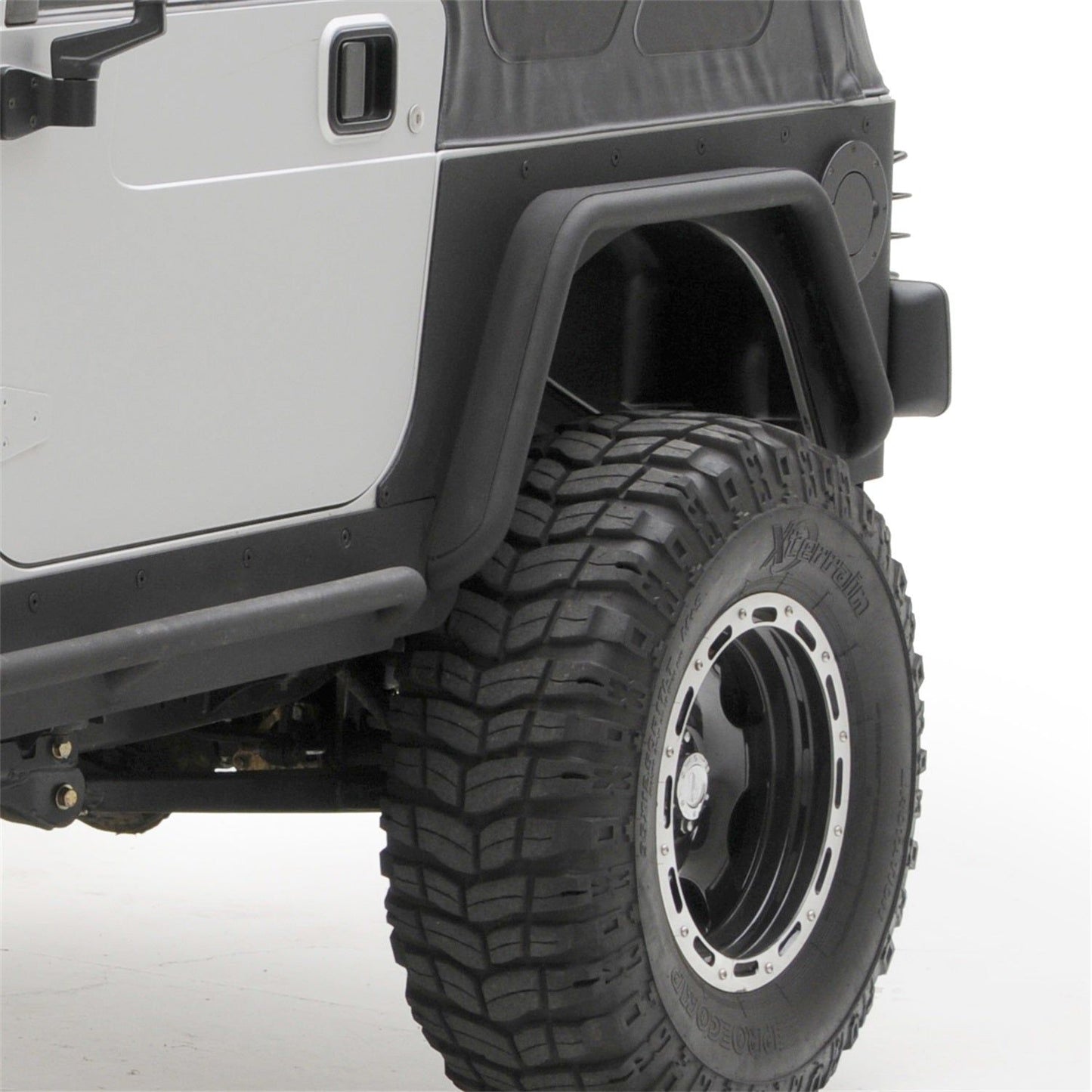 Smittybilt XRC Fender Flare Set Rear w/3 in. Flare Black Textured For Use w/Smittybilt XRC Corner Guard Part No.[76874] I 76875