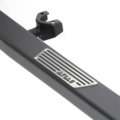 Smittybilt Atlas XRC Rock Slider Black Powder Coat w/Step Lite Textured I 76898LT