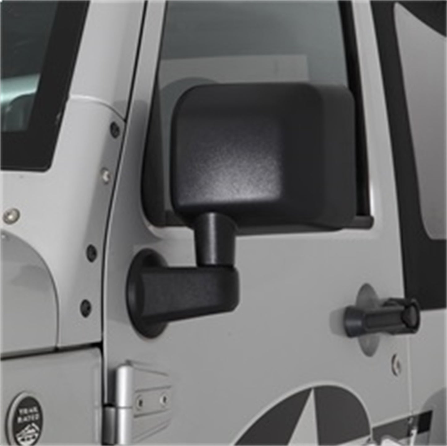 Smittybilt Side Mirror Kit Pair Half Door Black I 7694