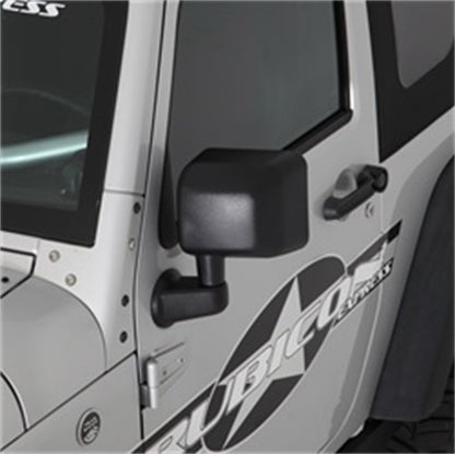 Smittybilt Side Mirror Kit Pair Half Door Black I 7694