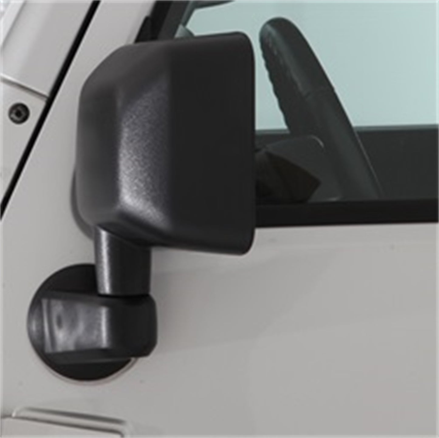 Smittybilt Side Mirror Kit Pair Half Door Black I 7694