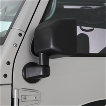 Smittybilt Side Mirror Kit Pair Half Door Black I 7694