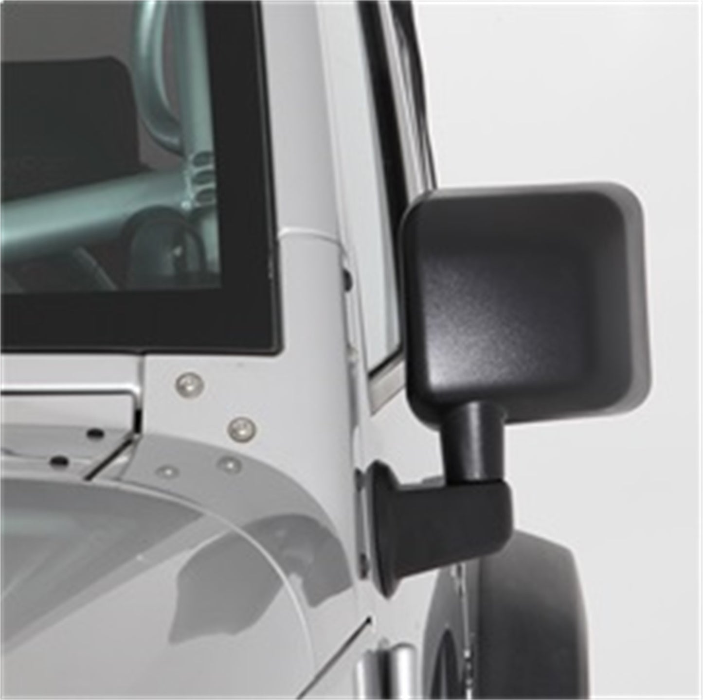 Smittybilt Side Mirror Kit Pair Half Door Black I 7694