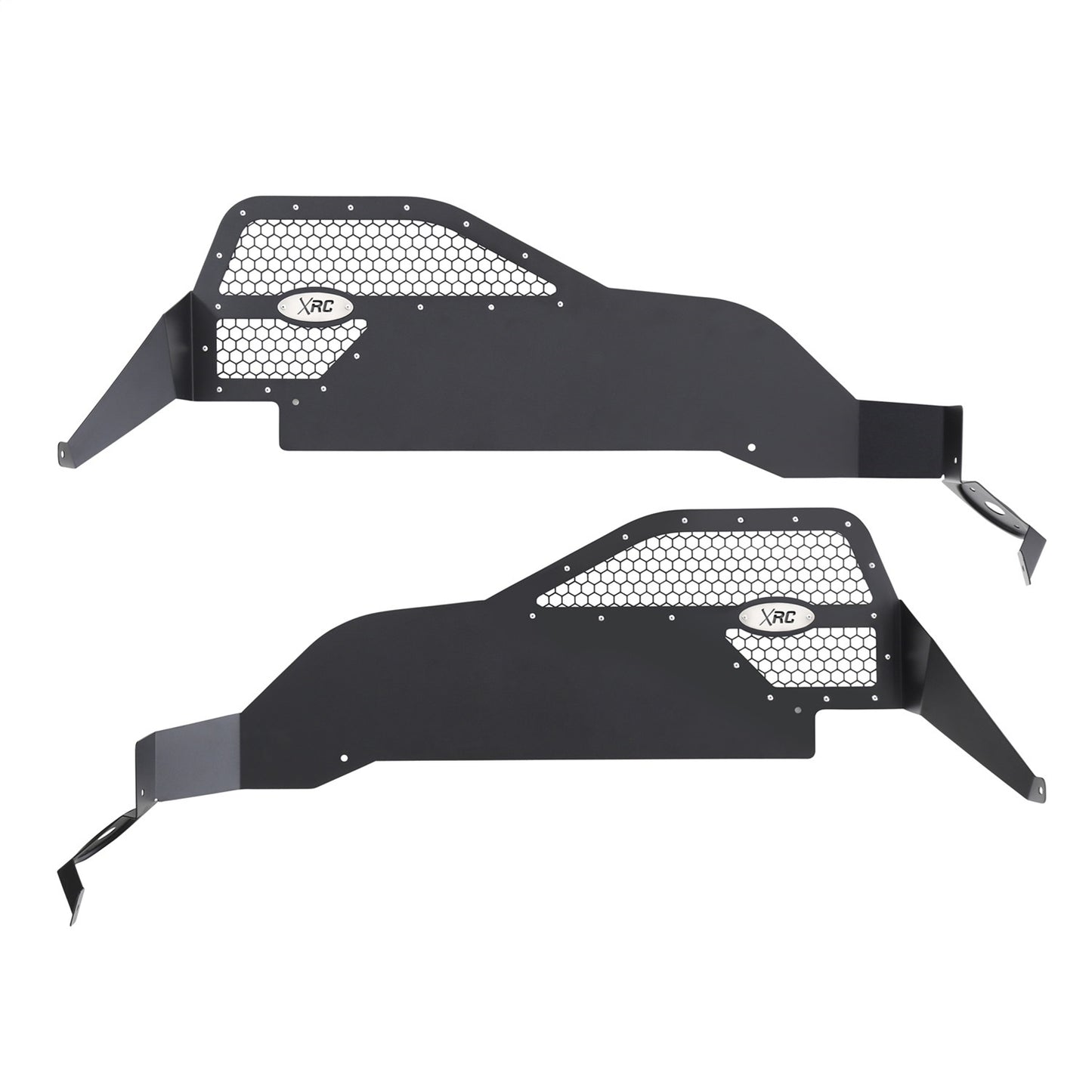 Smittybilt Rear Fender Liner Black w/Silver Mesh I 76986