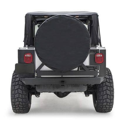 Smittybilt Spare Tire Cover Black Denim 27-29 in. Tire Dia. Small I 772915