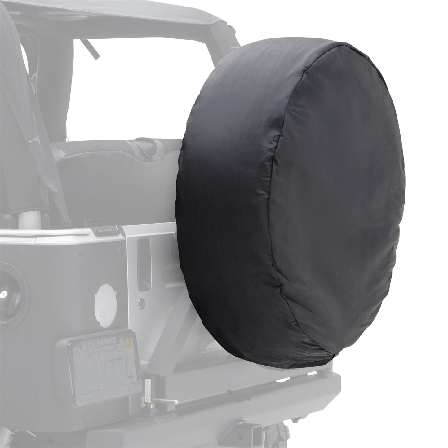 Smittybilt Spare Tire Cover Black Denim 30-32 in. Tire Dia. Medium I 773215