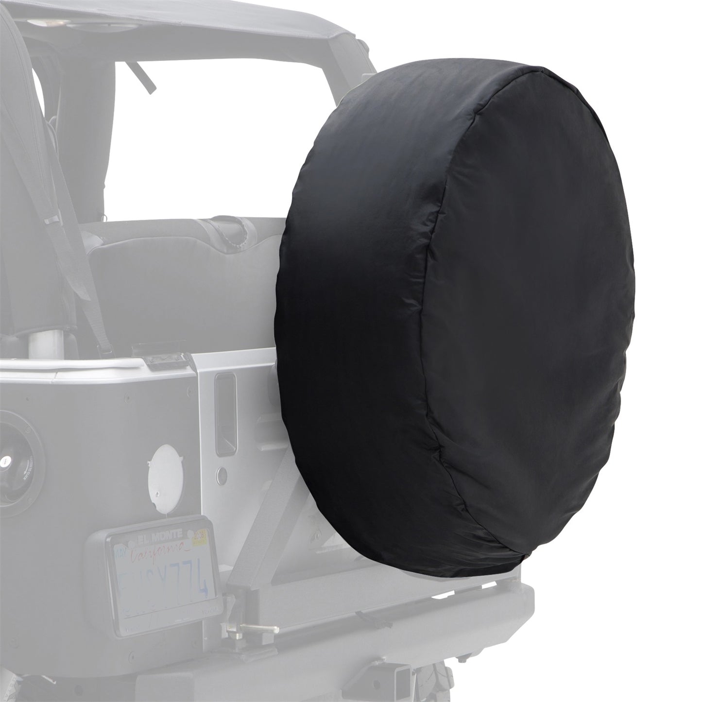 Smittybilt Spare Tire Cover Black Diamond 30-32 in. Tire Dia. Medium I 773235