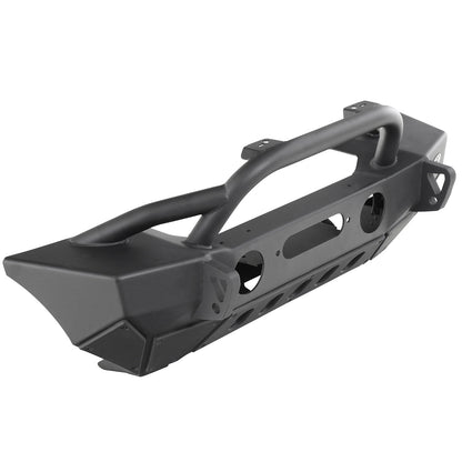 Smittybilt XRC GEN 2 Front Bumper Matte Black Powder Coat Incl. Winch Plate[Up to 12000 lb Winch] Solid D-Rings I 77807