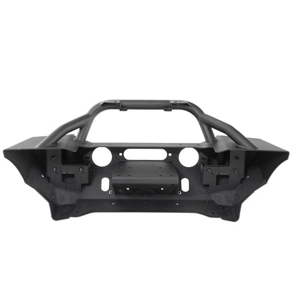 Smittybilt XRC GEN 2 Front Bumper Matte Black Powder Coat Incl. Winch Plate[Up to 12000 lb Winch] Solid D-Rings I 77807