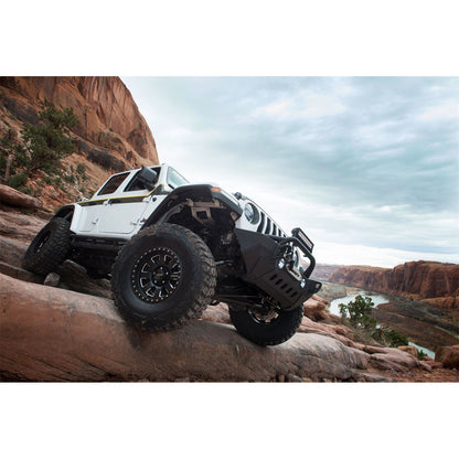 Smittybilt XRC GEN 2 Front Bumper Matte Black Powder Coat Incl. Winch Plate[Up to 12000 lb Winch] Solid D-Rings I 77807