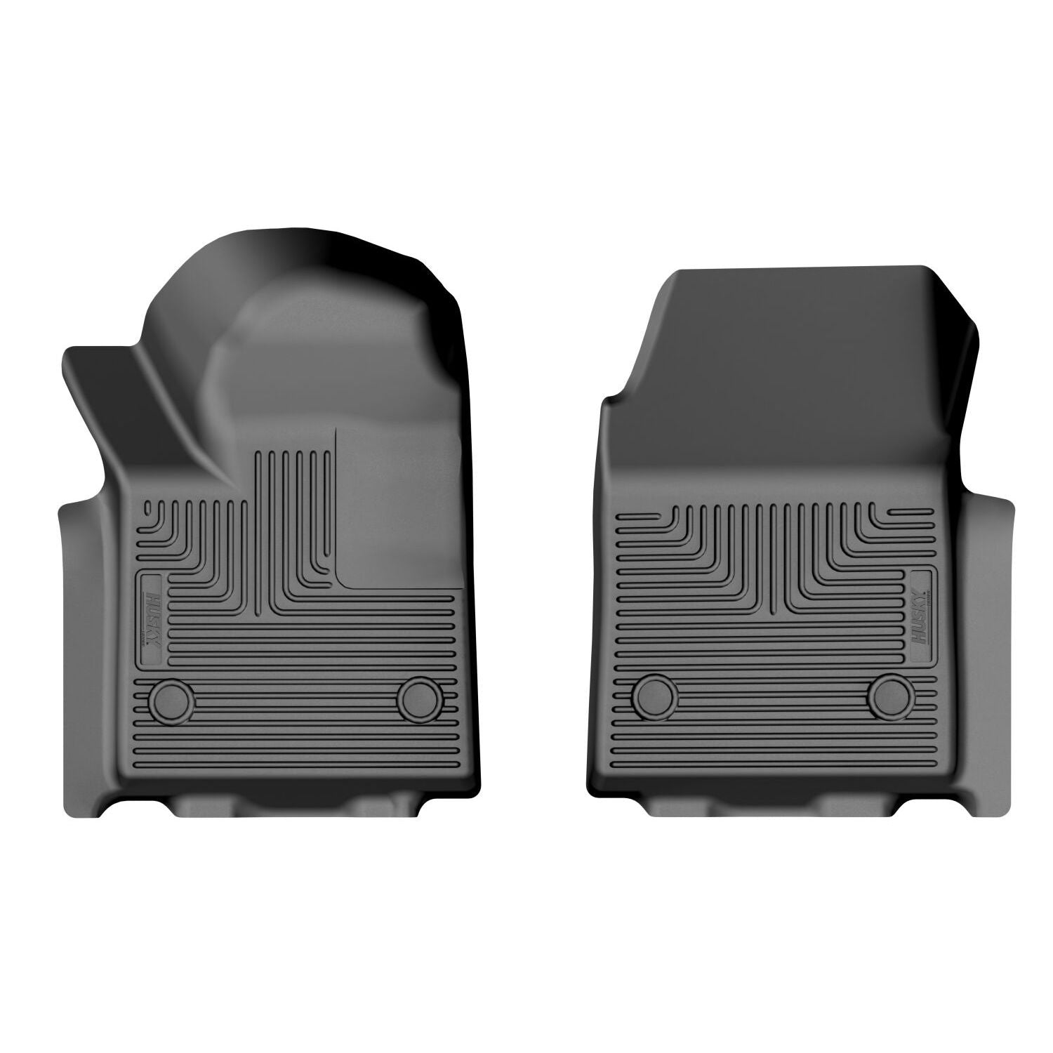 Husky Liners | X-act Contour Front Floor Liners For 2024-2025 Silverado/Sierra EV Husky Liners | 78411 showing precise fit and durable design.