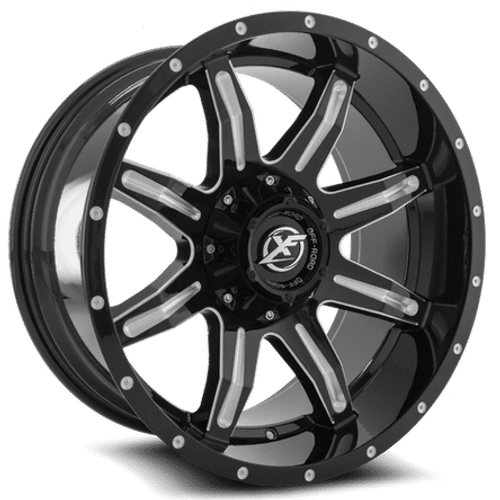 XF Off-Road XF-215 Gloss Black Milled