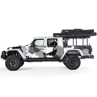 Smittybilt SRC Side Armor w/Steps .120 Steel Wall Tubing Light Textured Black I 79634