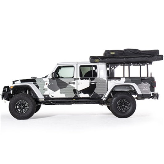 Smittybilt SRC Side Armor w/Steps .120 Steel Wall Tubing Light Textured Black I 79634