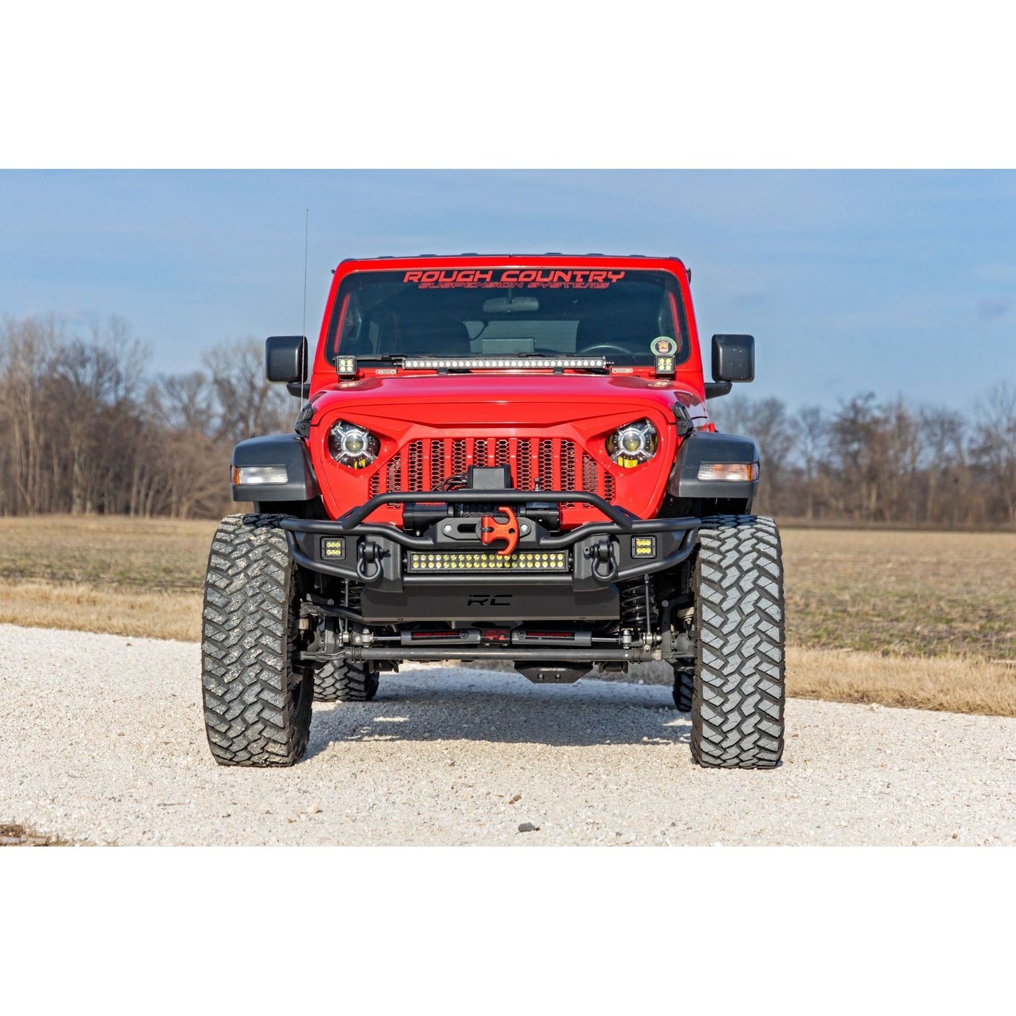 ROUGH COUNTRY 3.5 Inch lift Kit | C/A Drop | FR D/S | Jeep Wrangler Unlimited 4WD (24-25) | 91930