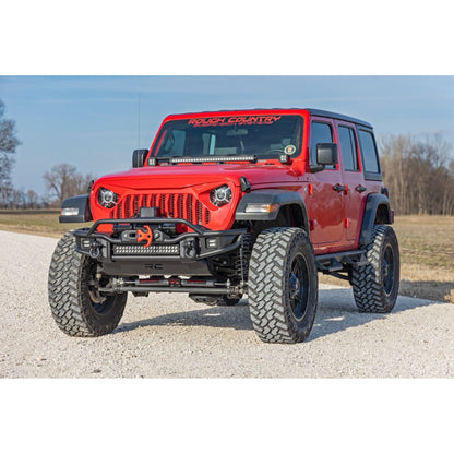 ROUGH COUNTRY 3.5 Inch lift Kit | C/A Drop | FR D/S | Jeep Wrangler Unlimited 4WD (24-25) | 91930
