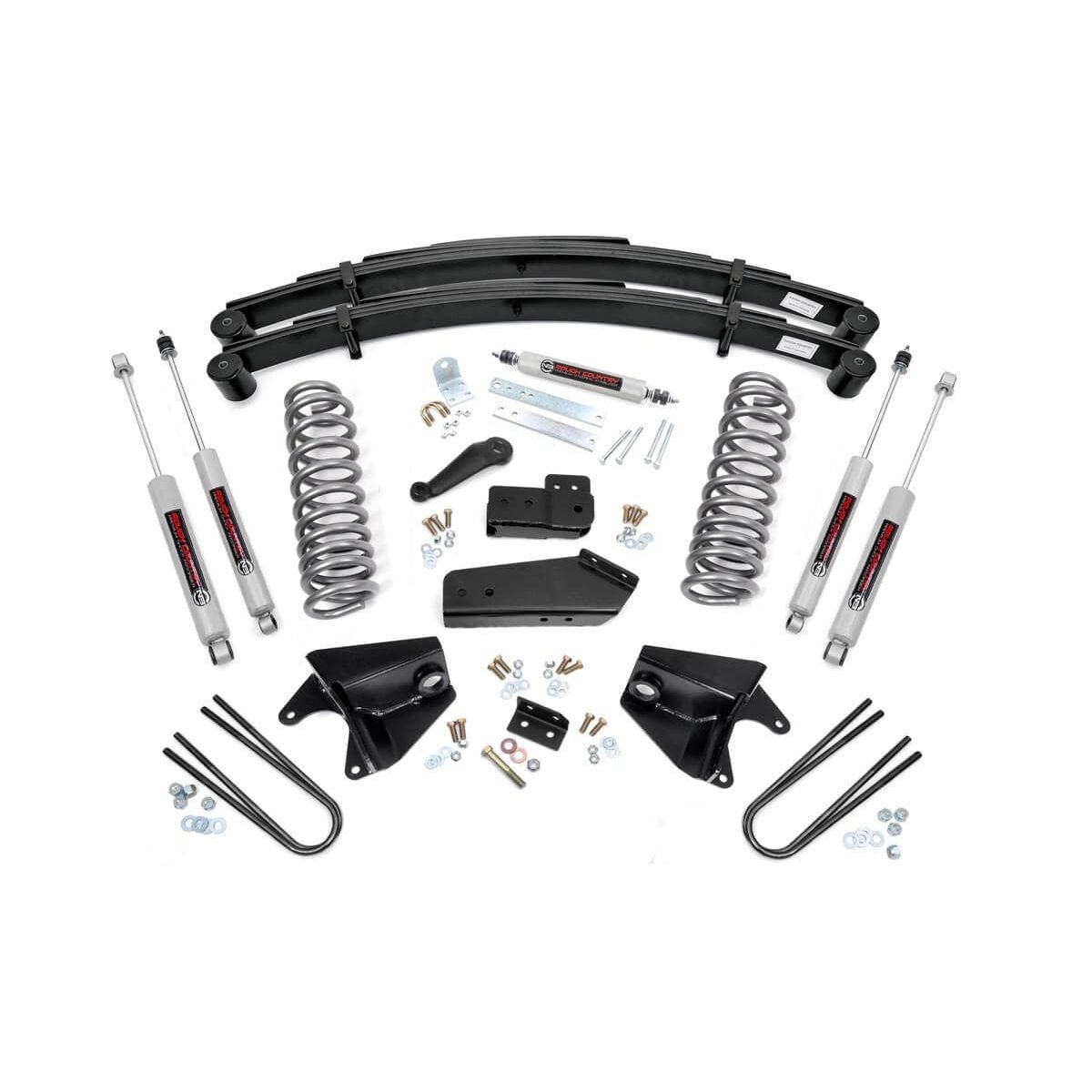 ROUGH COUNTRY 4 Inch Lift Kit | Rear Springs | Ford F-150 4WD (1980-1996) | 52030