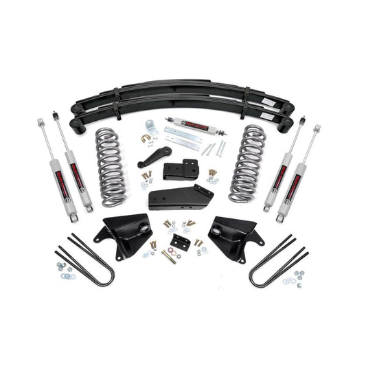 ROUGH COUNTRY 4 Inch Lift Kit | Rear Springs | Ford F-150 4WD (1980-1996) | 52030