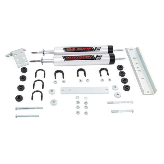 ROUGH COUNTRY V2 Steering Stabilizer | Dual | Ford Bronco/F-150/F-250  (1980-1998) | 8733870