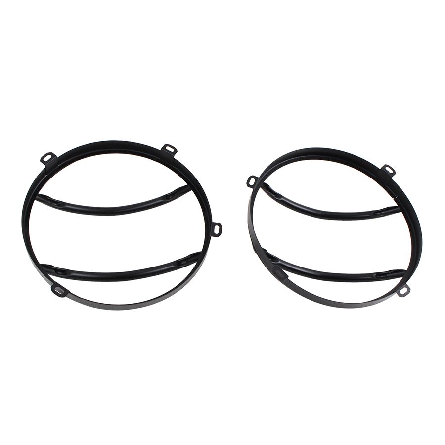 KENTROL Jeep JK Headlight and Marker Cover Set 6 Pieces 07-18 Wrangler JK Textured Black Kentrol  80013